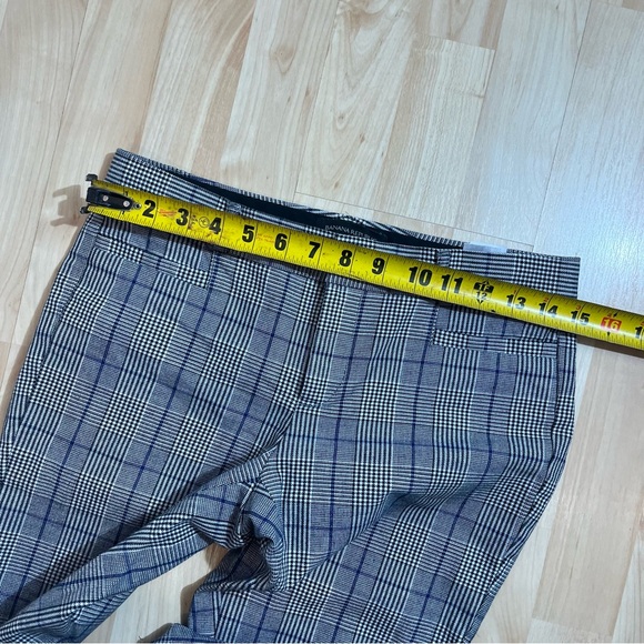 Banana Republic Womens Blue Plaid Sloan Ankle Business Trouser Size 0 - Picture 4 of 5